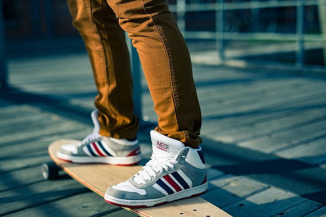 sportovní obuv na skateboard